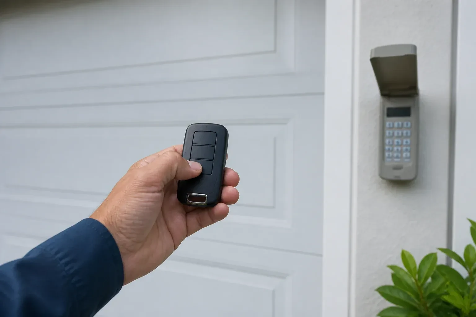 Illustrative garage doors scene — Garage Door Remote and Keypad Programming, Owen Sound